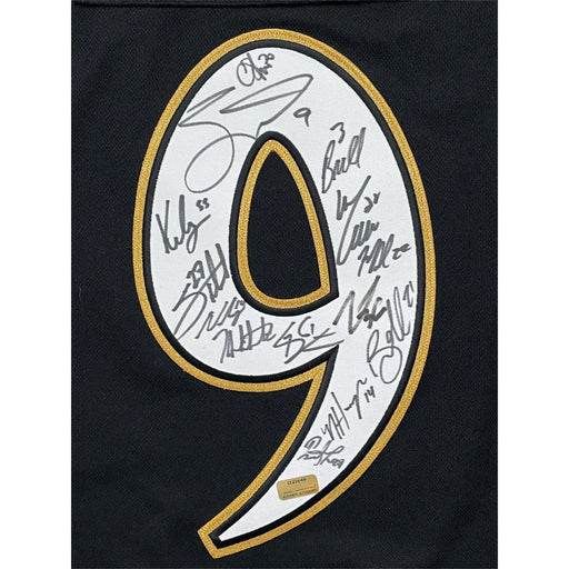 2023 Vegas Golden Knights Stanley Cup Team Signed Reverse Retro Black Jersey IGM COA Autographed
