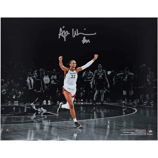 Aja Wilson Signed 11x14 Photo Las Vegas Aces Champions WNBA Autograph COA