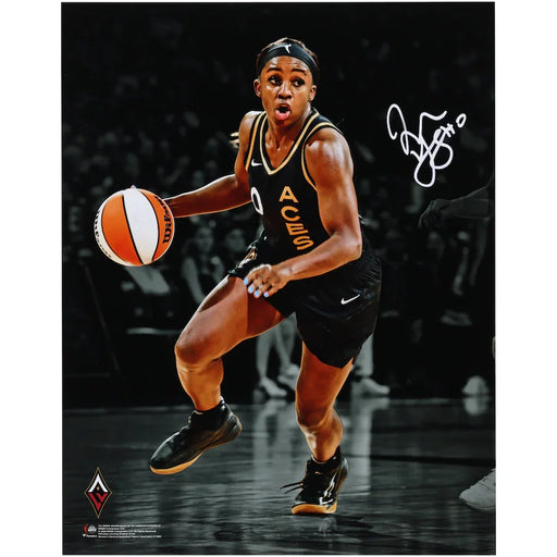 Jackie Young Signed 11x14 Photo Las Vegas Aces Champions WNBA Autograph COA
