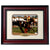 Jean Cruguet Autographed Seattle Slew Horse Racing 8x10 Photo Framed JSA COA