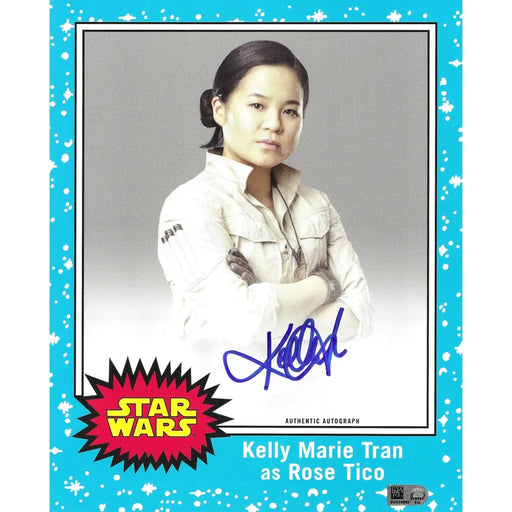 Kelly Tran Autographed 8x10 Photo Topps COA Star Wars #D/10 Rose Tico Sign
