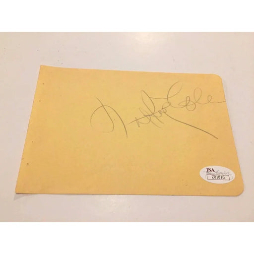 Nat King Cole Signed Album Page JSA COA Loa Authentic Cut Autograph Show D.1965