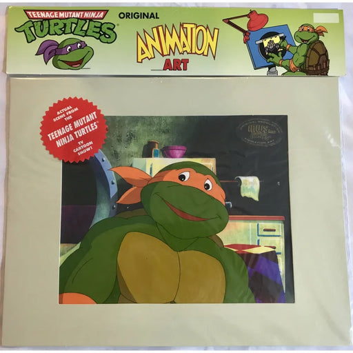 Teenage Mutant Ninja Turtles Hand Painted Animation Cel Lot Leonardo Donatello