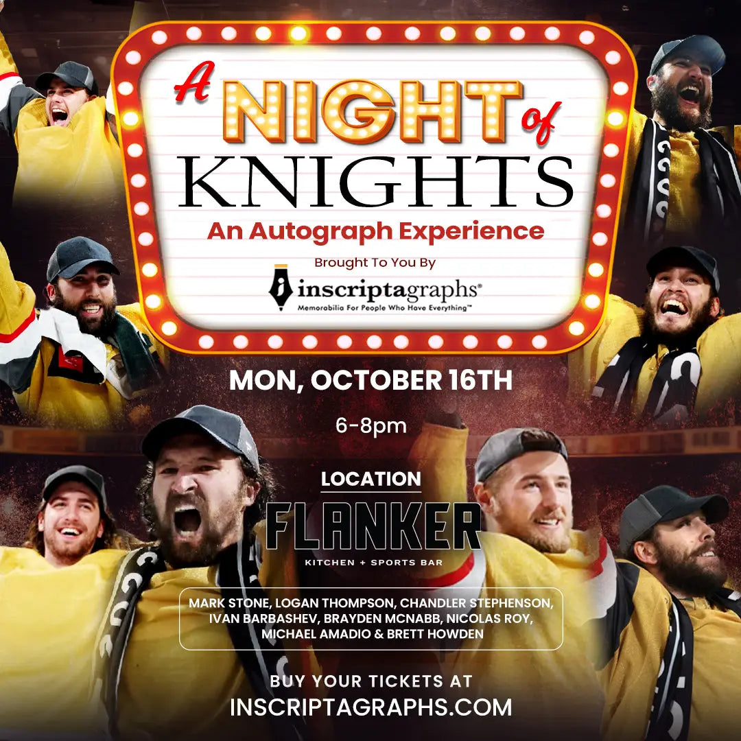 Announcing... A Night of Knights: An Autograph Experience w/ Champion Players From The Vegas Golden Knights