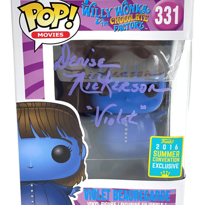 What is the Rarest Willy Wonka Autographed Funko Pop? Violet Beauregarde & Here’s Why!