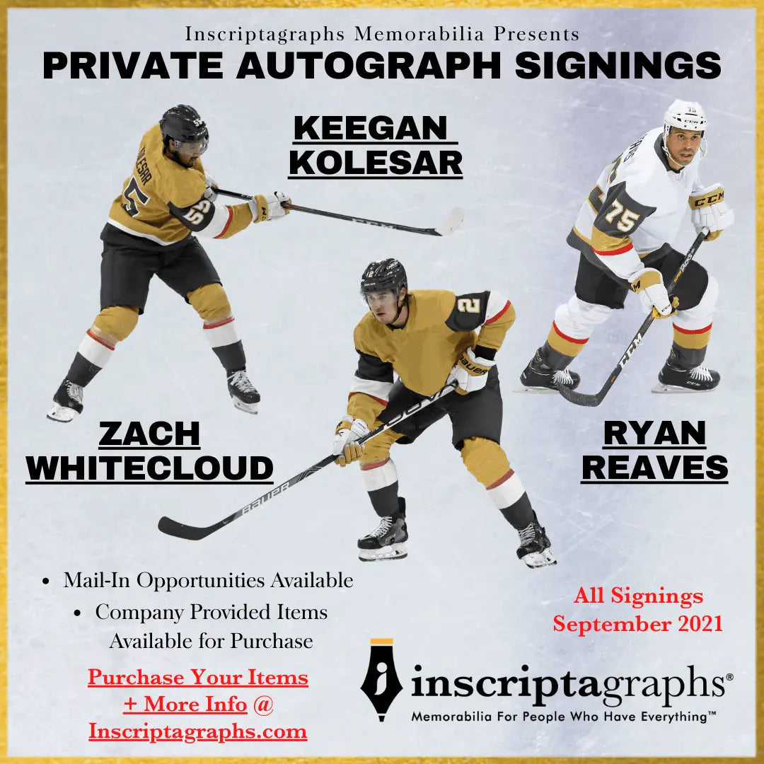 Keegan Kolesar Private Autograph Signing - September 2021