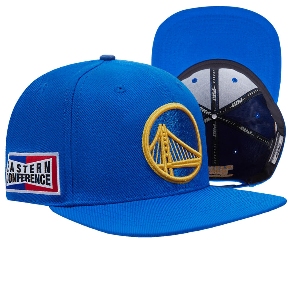 Pro Standard Golden State Warriors Unisex Fast Lane Wool Snapback Hat - Royal Blue