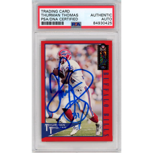 1994 NFL Thurman Thomas Signed PSA Authentic Autograph Buffalo Bills