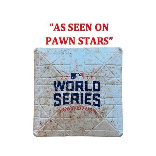 2016 Chicago Cubs World Series Game Used 1st Base 2 MLB Authenticated Champions Indians