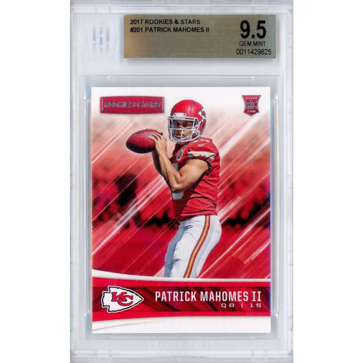 2017 Panini Rookies & Stars Patrick Mahomes RC #201 BGS 9.5 Kansas City Chiefs