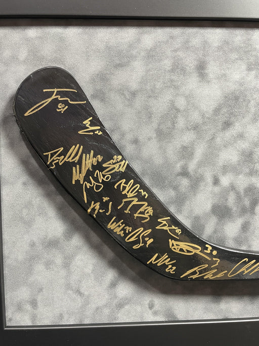 2019-2020 Vegas Golden Knights Team Signed Framed Hockey Stick JSA COA Autograph