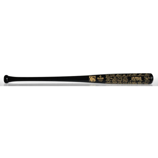 2024 World Series Champions Los Angeles Dodgers Facsimile Team Signed Black Maple Baseball Bat #D/5000