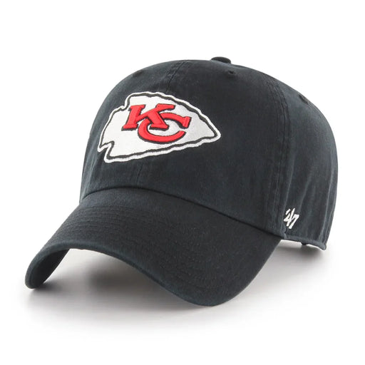 ’47 Brand Kansas City Chiefs Black Clean Up Adjustable Unisex Hat