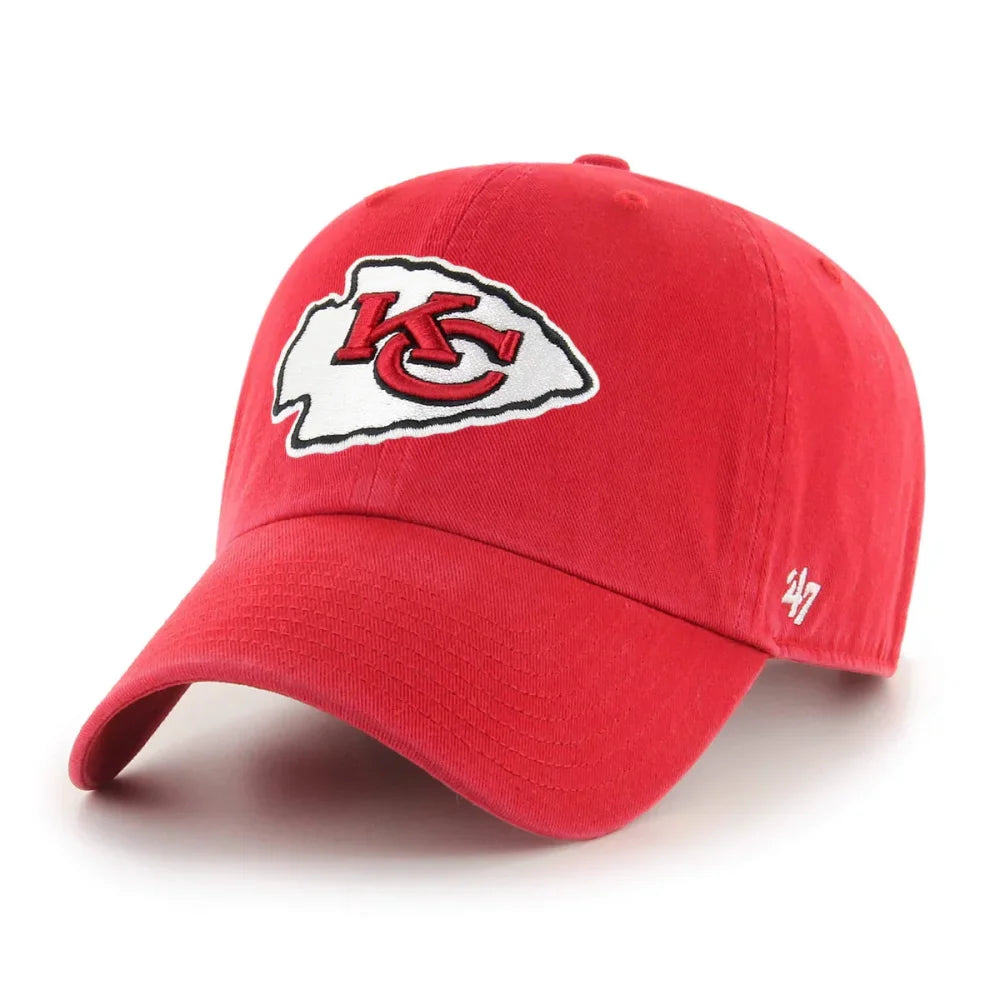 ’47 Brand Kansas City Chiefs Red Clean Up Adjustable Unisex Hat