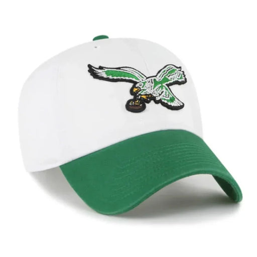 ’47 Brand Philadelphia Eagles Historic White Two Tone Clean Up Adjustable Men’s