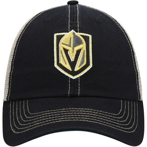 ’47 Brand Vegas Golden Knights Black Trawler Clean Up Trucker Men’s Snapback