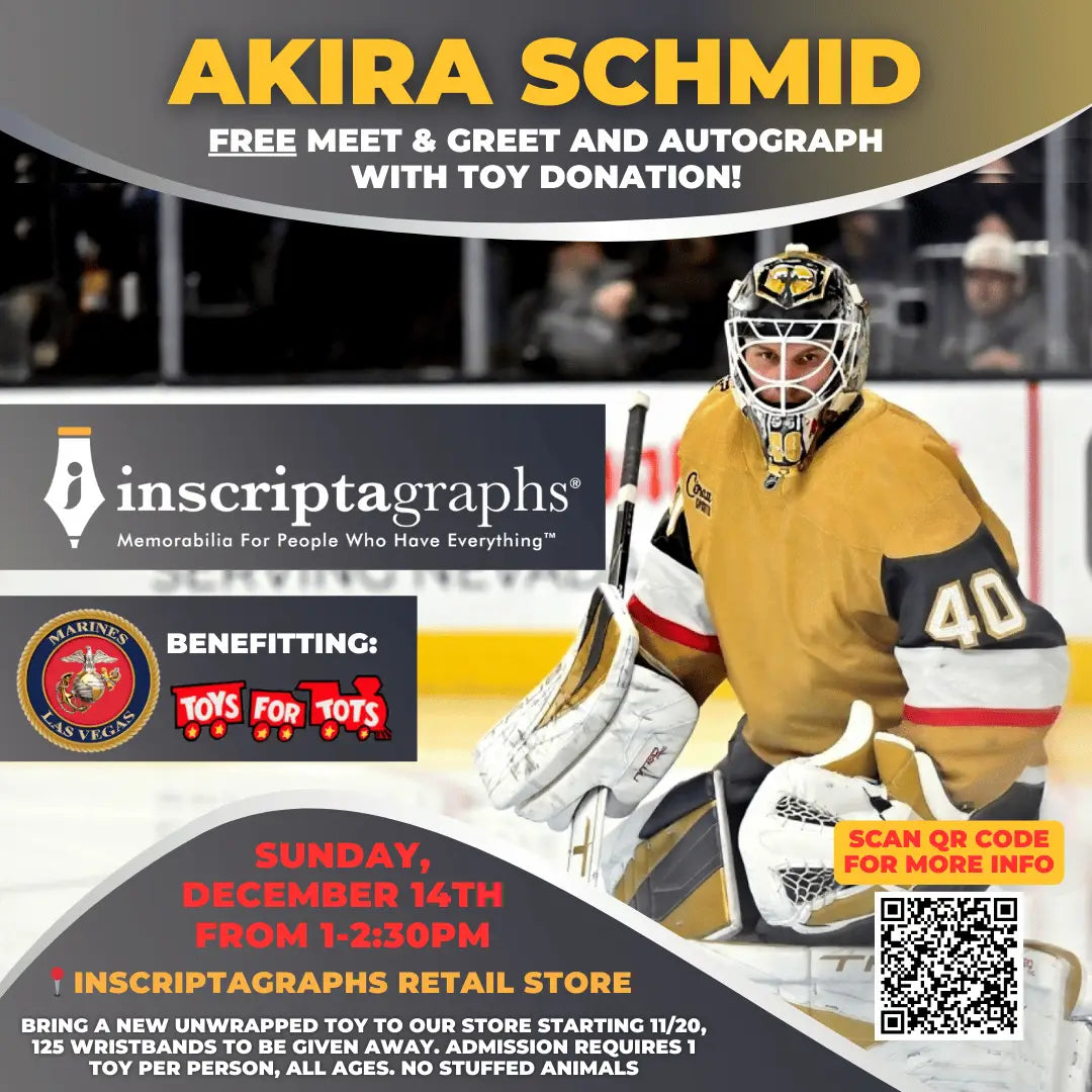 Akira Schmid Autograph Signing Las Vegas - December 14 2025