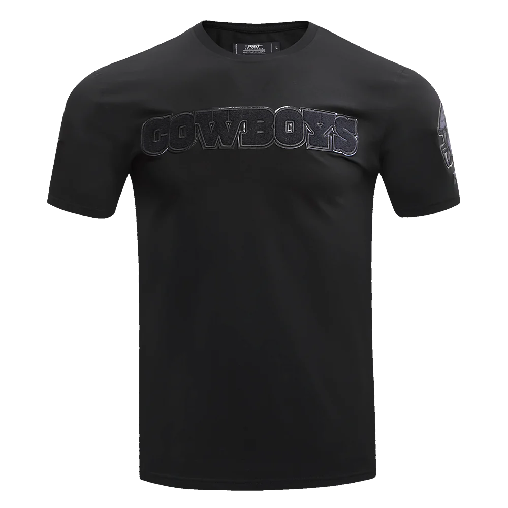 Men's Pro Standard Dallas Cowboys Triple Black Short Sleeve Tee