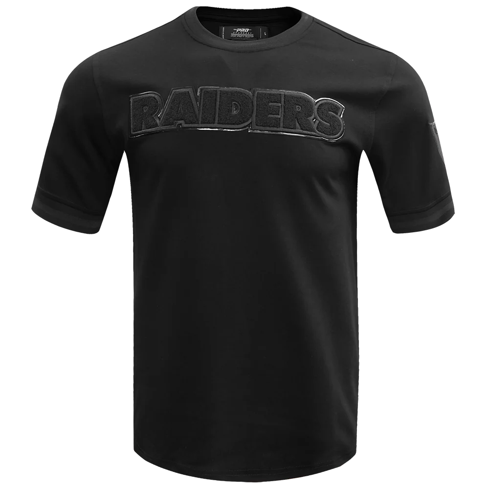 Men's Pro Standard Las Vegas Raiders Triple Black Tee Shirt