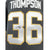 Logan Thompson Autographed Vegas Golden Knights Jersey COA IGM Signed Grey Home