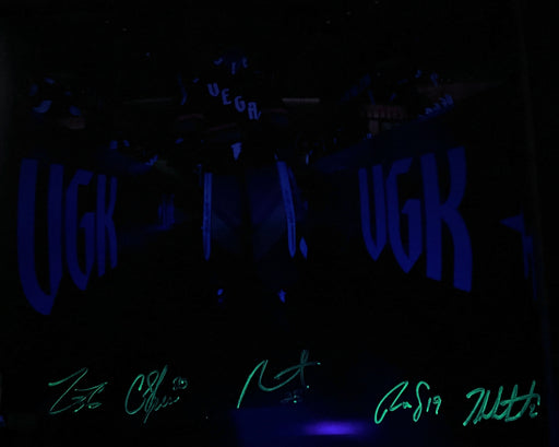 Vegas Golden Knights Retro Glow in the Dark Signed 16x20 Photo #D/25 IGM COA