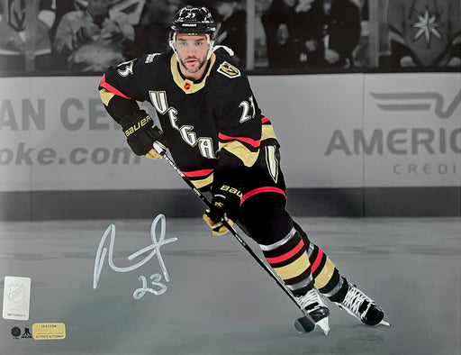 Alec Martinez Vegas Golden Knights Glow in the Dark Signed 11x14 Photo IGM COA