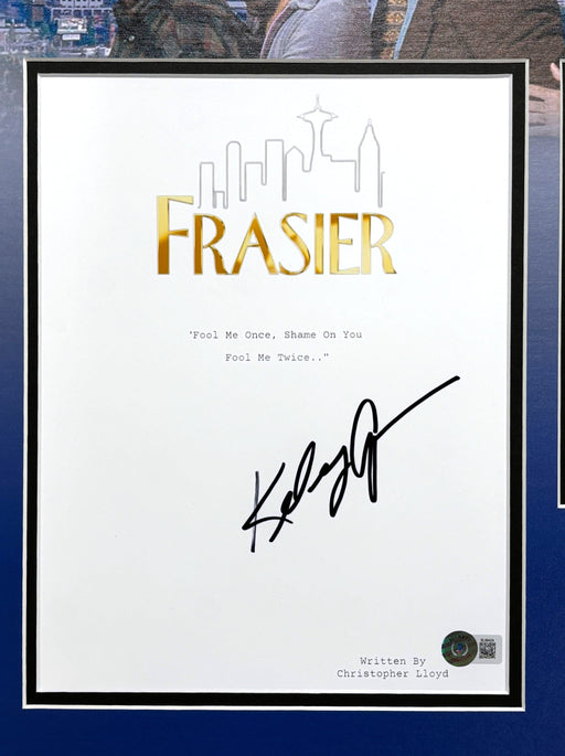 Kelsey Grammer Autographed Script Frasier Framed Collage BAS COA Photo Signed