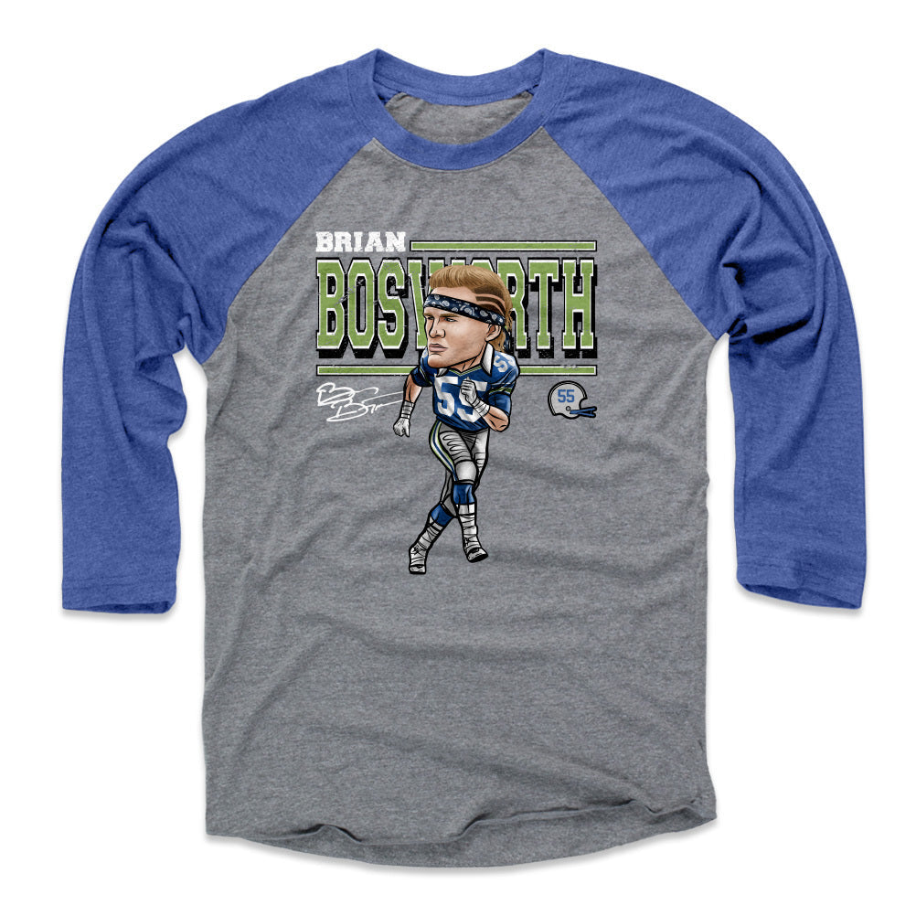 Brian Bosworth Cartoon WHT