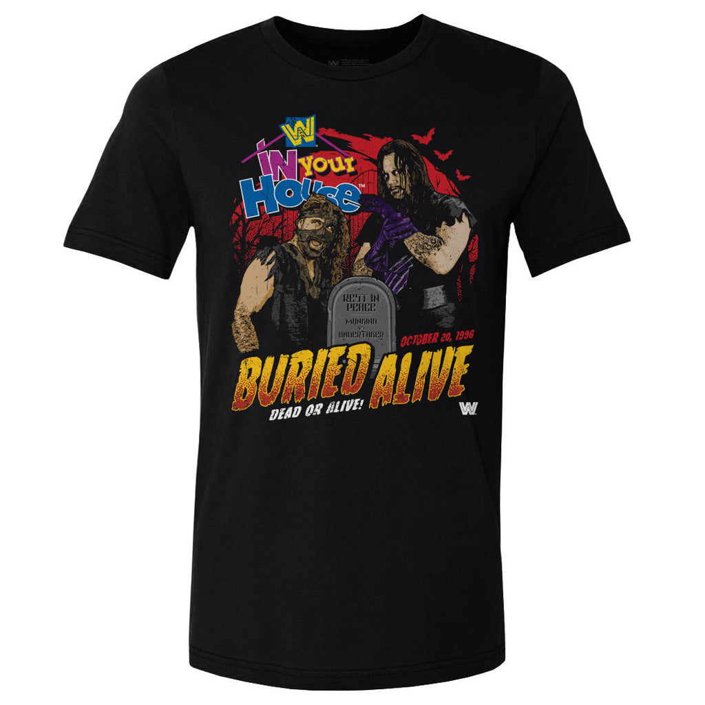 Product image: Undertaker Mankind Buried Alive memorabilia, autographed with COA from Inscriptagraphs.