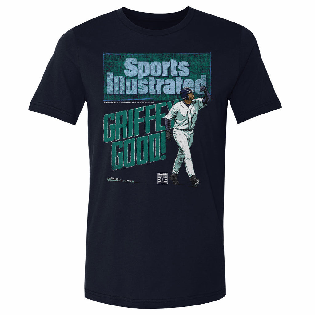 Ken Griffey Jr. Sports Illustrated & Seattle Griffey Good WHT