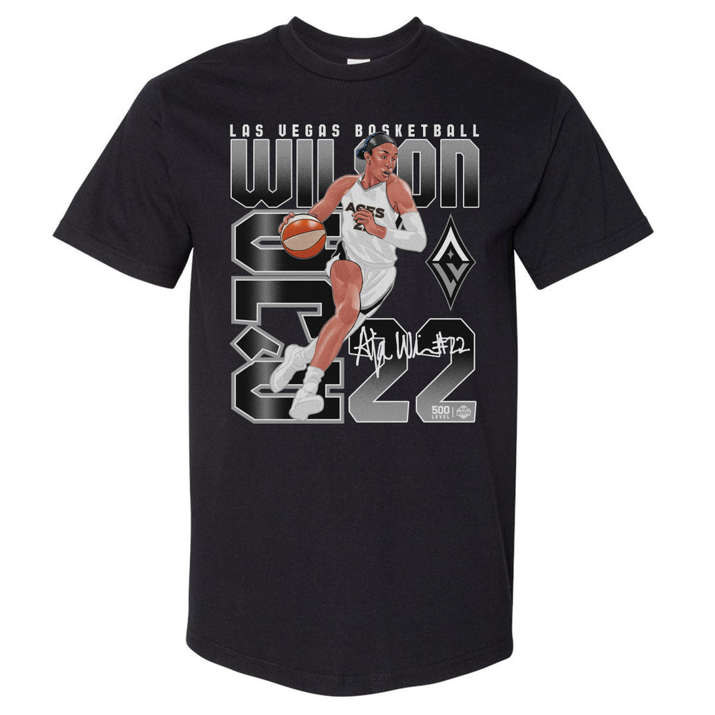 Product image: Ja Wilson Las Vegas memorabilia, autographed with COA from Inscriptagraphs.