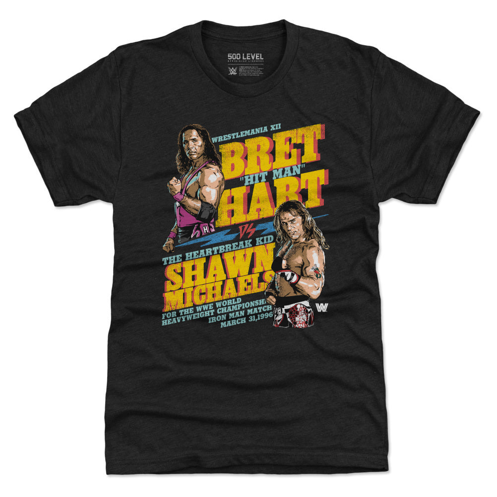Product image: Bret Hart Vs. Shawn memorabilia, autographed with COA from Inscriptagraphs.