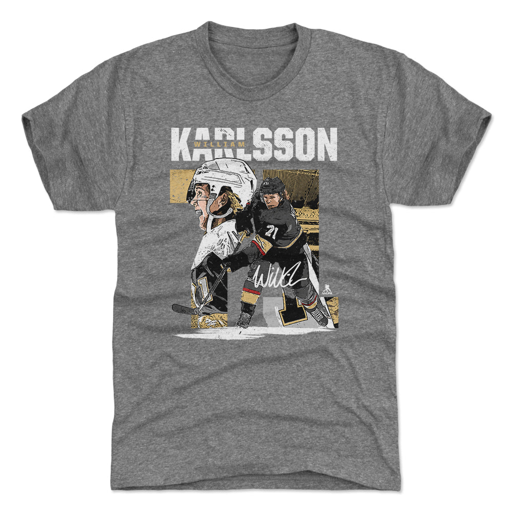 Product image: William Karlsson WHT framed memorabilia collage, autographed with COA from Inscriptagraphs.