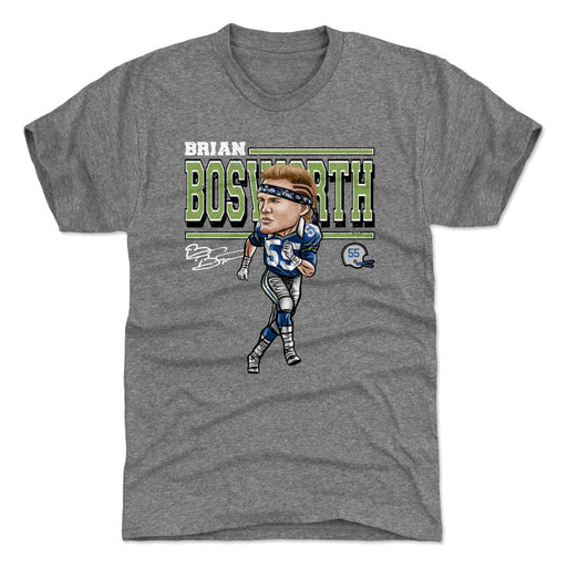 Product image: Brian Bosworth Cartoon WHT memorabilia, autographed with COA from Inscriptagraphs.