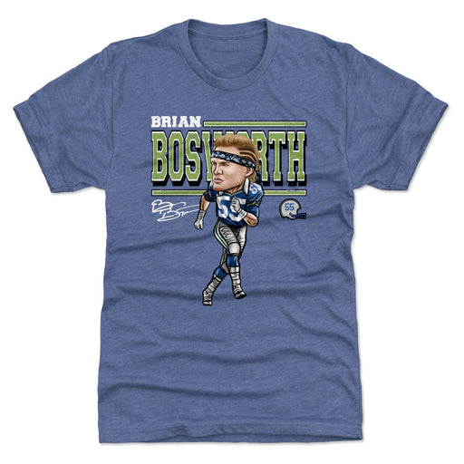 Product image: Brian Bosworth Cartoon WHT memorabilia, autographed with COA from Inscriptagraphs.