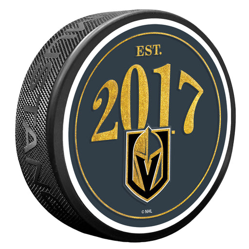 Product image: Vegas Golden Knights Puck memorabilia, autographed with COA from Inscriptagraphs.