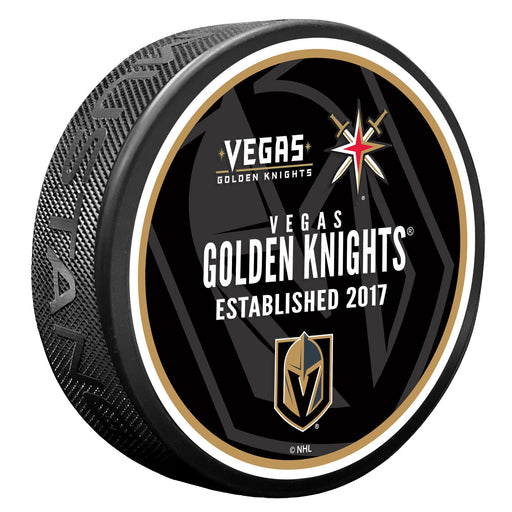 Product image: Vegas Golden Knights Puck memorabilia, autographed with COA from Inscriptagraphs.