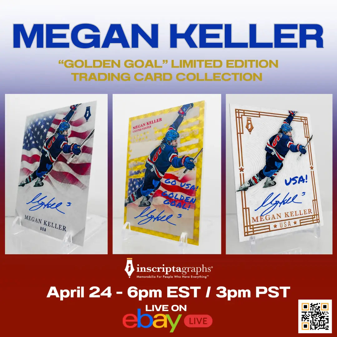 Megan Keller Autograph Signing- eBay Live - April 24 2026