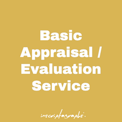 Appraisal services