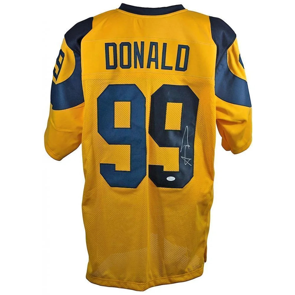 Aaron Donald Signed LA Rams Jersey COA JSA Autograph Los Angeles