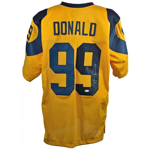 Aaron Donald Signed LA Rams Jersey COA JSA Autograph Los Angeles