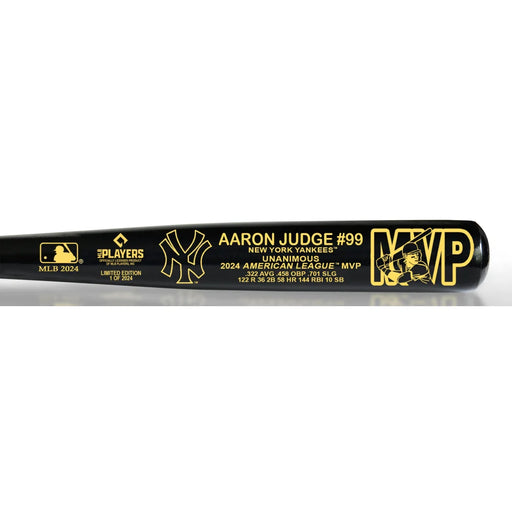 Aaron Judge 2024 AL MVP New York Yankees Black Maple Baseball Bat #D/2024