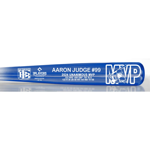 Aaron Judge 2024 AL MVP New York Yankees Chrome Splash Baseball Bat #D/100