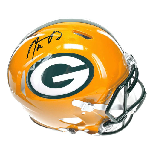 Aaron Rodgers Autographed Green Bay Packers Full Size Authentic Speed Helmet COA Signed