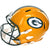Aaron Rodgers Autographed Green Bay Packers Replica Helmet Inscribed Fanatics