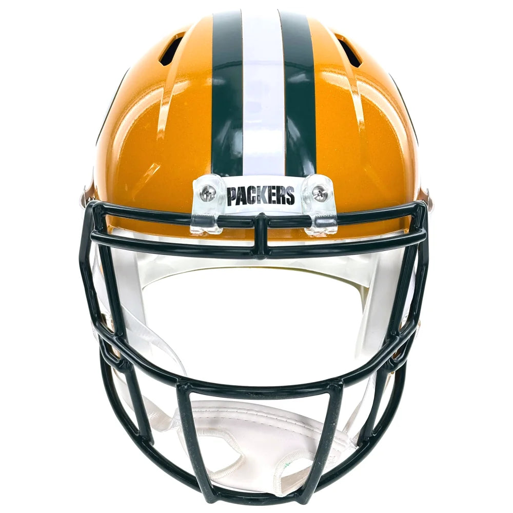 Aaron Rodgers Green Bay Packers Fanatics Authentic Autographed Riddell Replica Helmet with XLV MVP Inscription