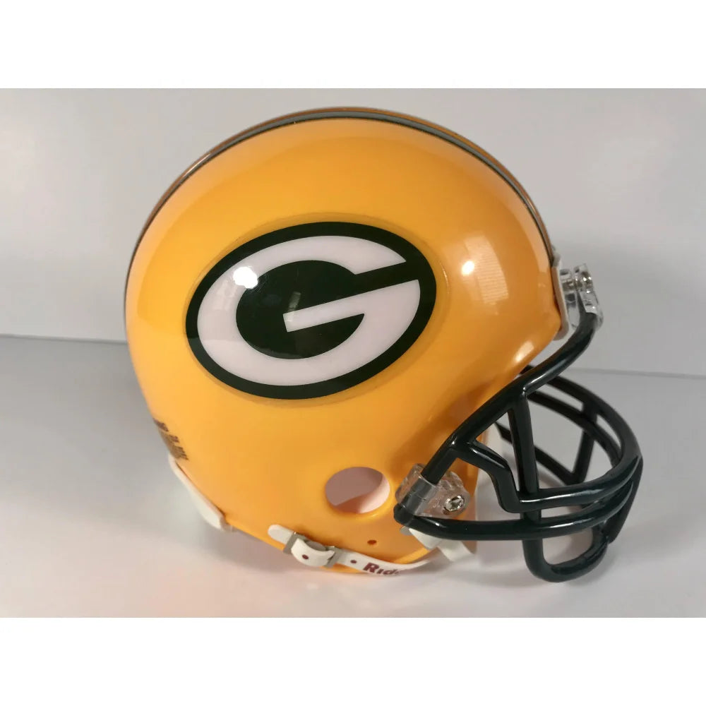 aaron rodgers signed football helmet Autographed Green Bay Packers Speed Mini (Fanatics) signed by Aaron Rodgers with the inscription XLV MVP Aaron Rodgers Autographed Packers /