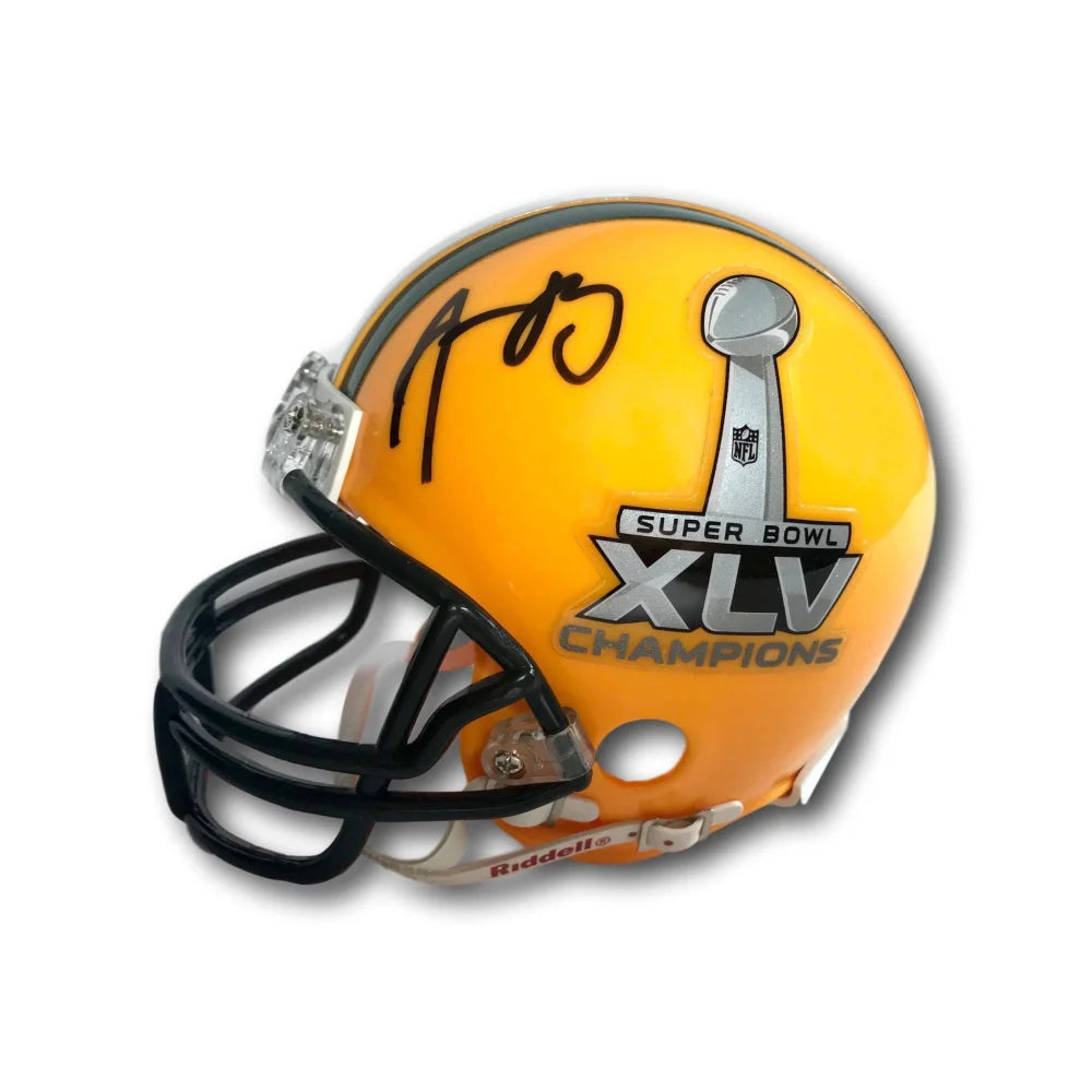 aaron rodgers signed football helmet Green Bay Packers Sb Xlv Mini Coa Mounted Autograph species:Jacks Wireless e-bike conversion kit? evident hologram from Fanatics Size:round head