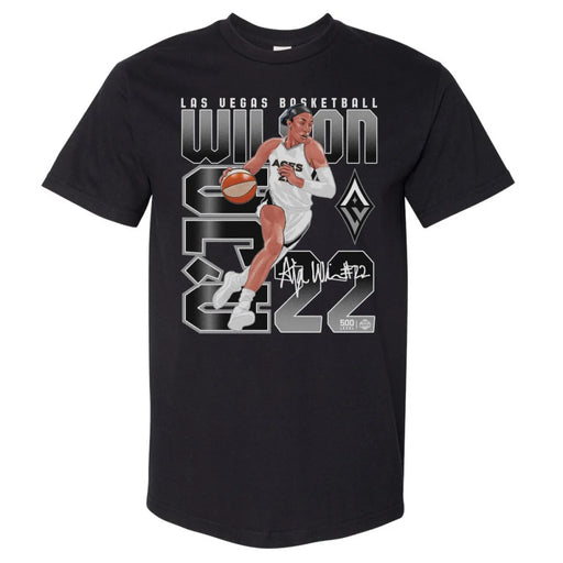 A’Ja Wilson Las Vegas Aces Player Number WHT