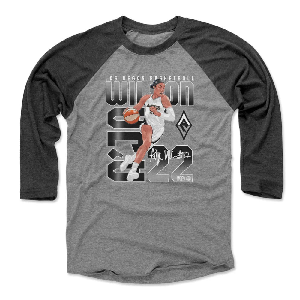 A’Ja Wilson Las Vegas Aces Player Number WHT